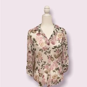 💚 Kut from the Kloth Floral Blouse Women’s Size Medium